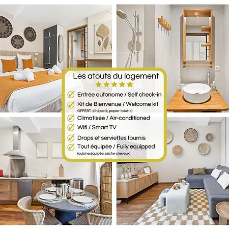 Boheme - Climatise - 2 Pas Du Port - Rue Du Cepoun San Martin Apartmán *