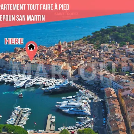 Apartmán Boheme - Climatise - 2 Pas Du Port - Rue Du Cepoun San Martin *