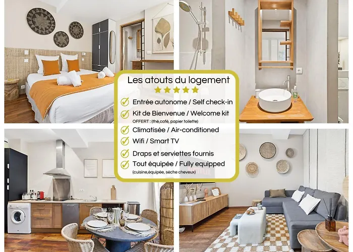 Boheme - Climatise - 2 Pas Du Port - Rue Du Cepoun San Martin Apartment *