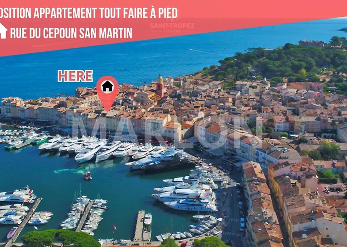 Apartment Boheme - Climatise - 2 Pas Du Port - Rue Du Cepoun San Martin *